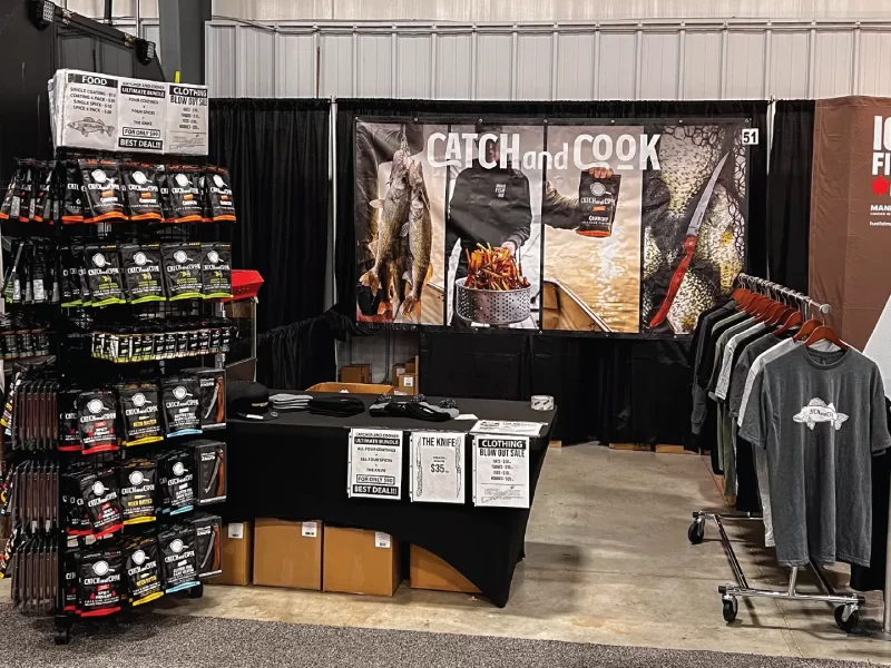 Custom banner catch and cook | The Flag Shop custom vinyl banner