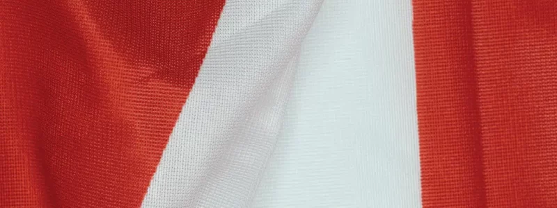 Close up photo of knitted polyester flag fabric | The Flag Shop Close up photo of knitted polyester flag fabric
